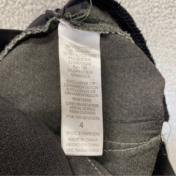 Democracy Ab Technology Greyish Olive Skinny Leg Pants Sz 4 - Picture 8 of 10